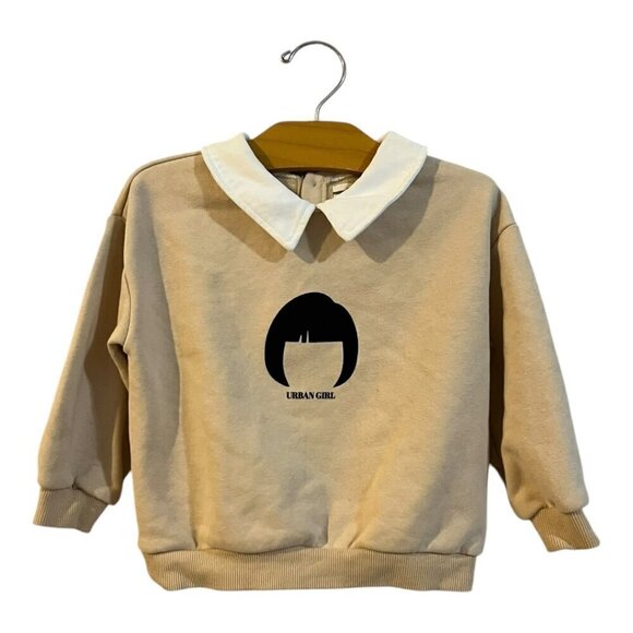 URBANI Sweatshirt Kids Gender Neutral Collared Size 5 - Picture 3 of 7